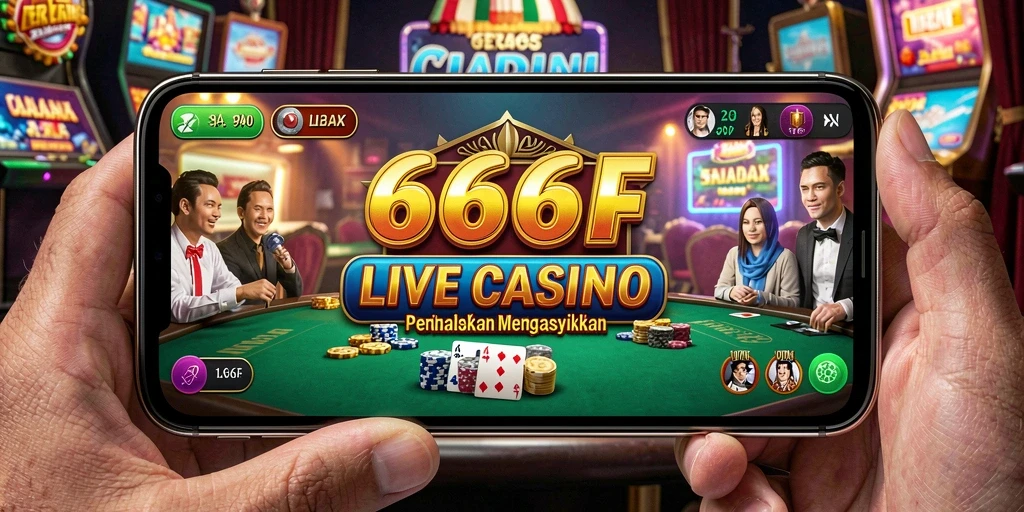 Gameplay Live Casino yang mendebarkan di 666F.