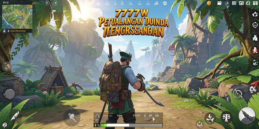 Menampilkan gameplay menarik di dunia terbuka 7777W.