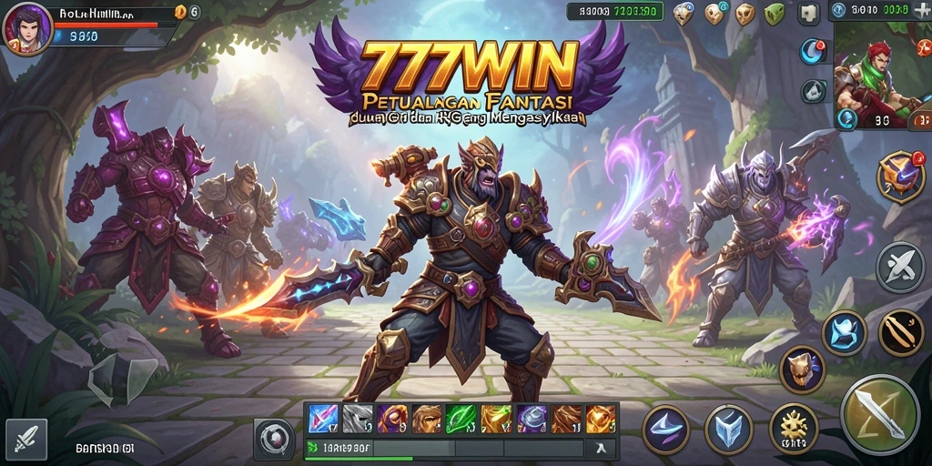 Tampilan menarik dari gameplay 777WIN yang penuh aksi RPG.