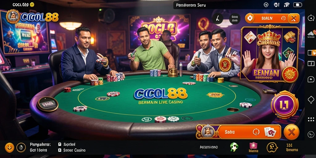 Gameplay seru di COCOL88 dengan dealer profesional dan pengalaman interaktif.