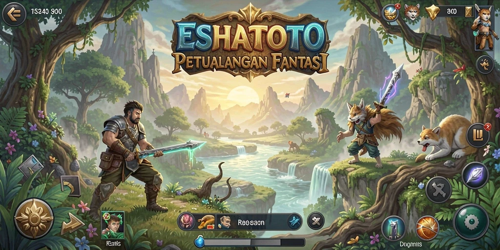 Gambar menunjukkan aksi seru dalam gameplay ESHATOTO.