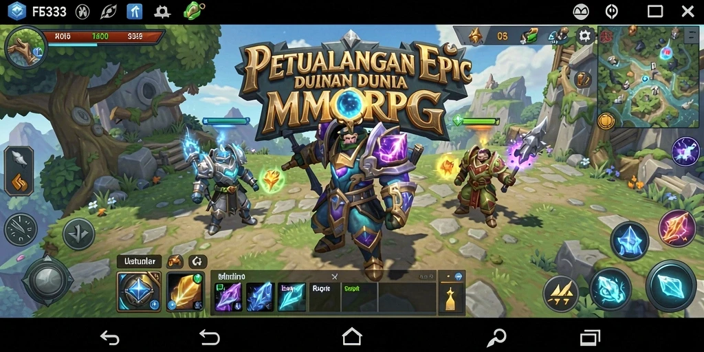 Screenshot gameplay FB333 menampilkan aksi seru dalam petualangan MMORPG.