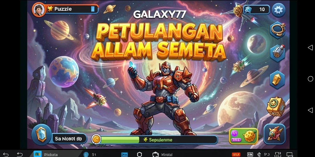 Screenshot utama menampilkan gameplay Puzzle yang menantang dan seru.