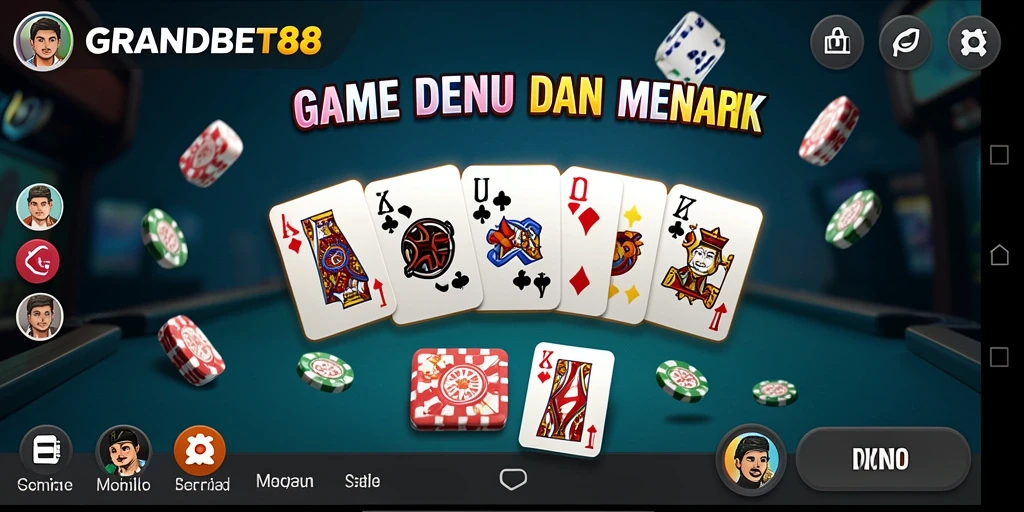 Screenshot GRANDBET88 menampilkan gameplay Domino yang seru.