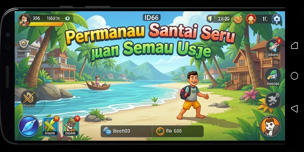 Tampilan gameplay <strong>ID66</strong> yang ceria dan menghibur.