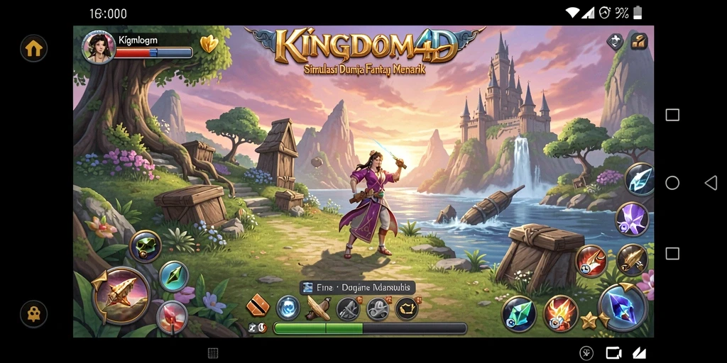 Screenshot utama KINGDOM4D menampilkan gameplay Simulation yang menarik dan dinamis.