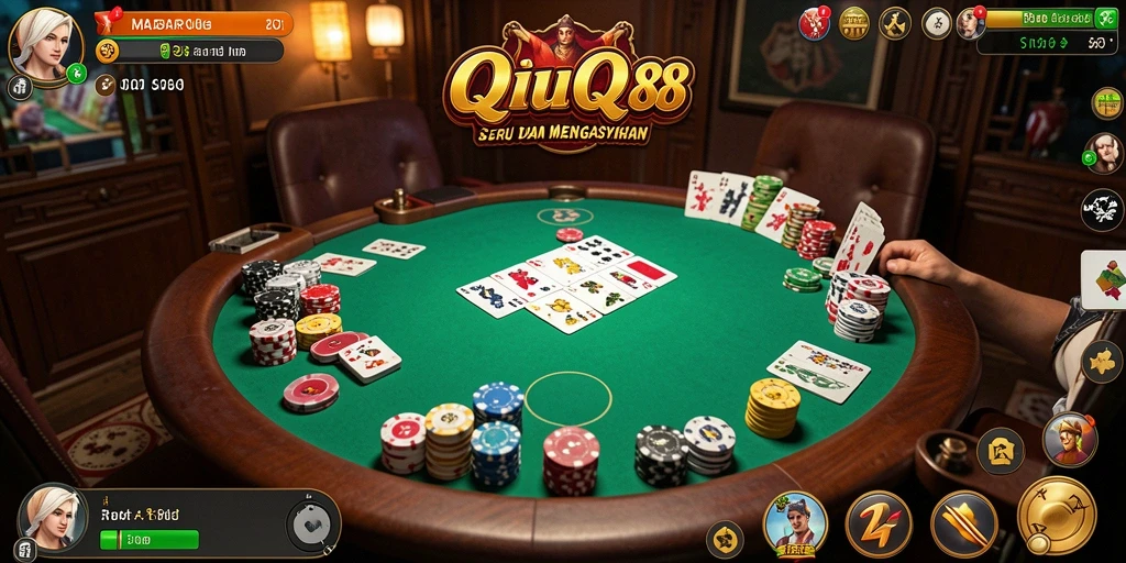 Screenshot gameplay QiuQiu di MABAR88 yang seru.