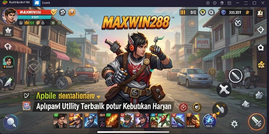 Tampilan utama MAXWIN288 yang intuitif untuk aplikasi Utility.