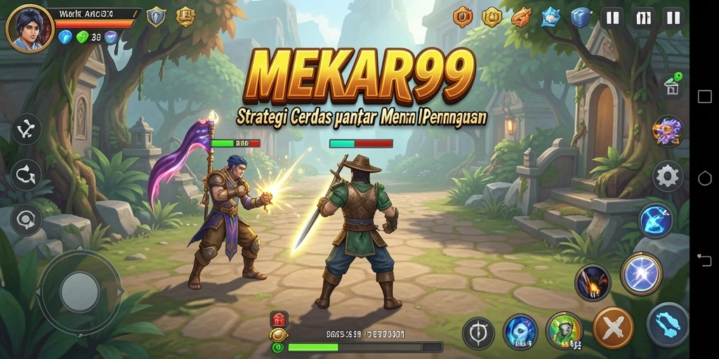 Tampilan gameplay menarik dan menantang dari MEKAR99.