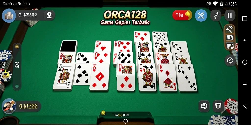 Screenshot gameplay ORCA128 yang seru dan penuh tantangan.