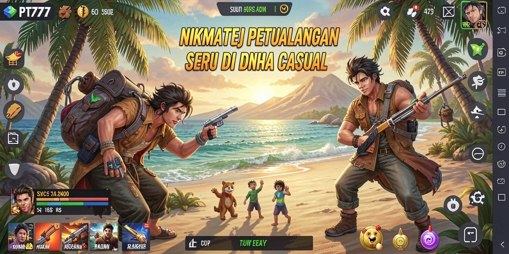 Tampilan permainan PT777 yang cerah dan menarik untuk dinikmati.