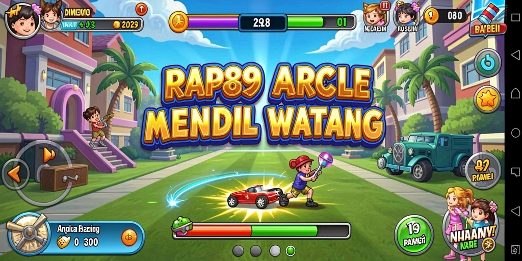 Tampilan menarik dari gameplay RAP89 yang penuh dengan keseruan.