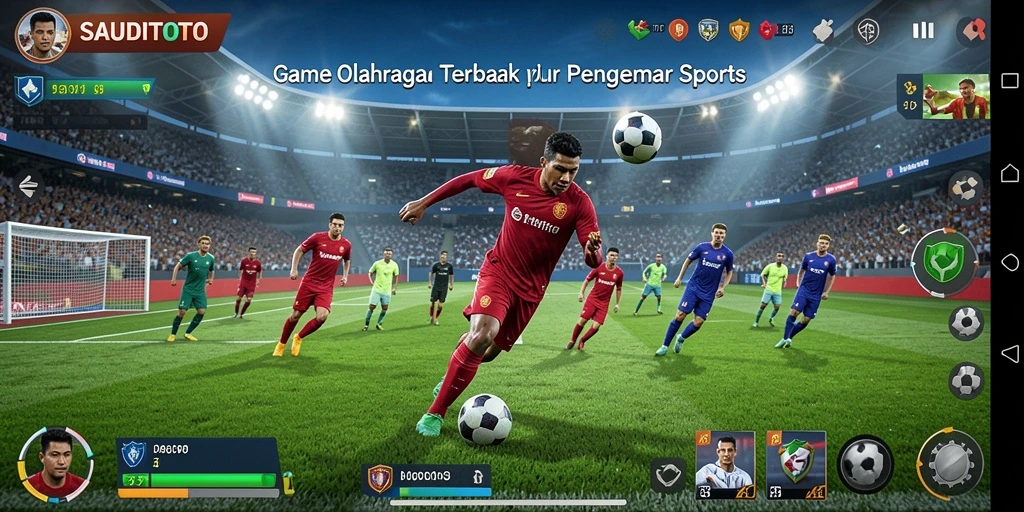 Tampilan seru gameplay olahraga di SAUDITOTO.